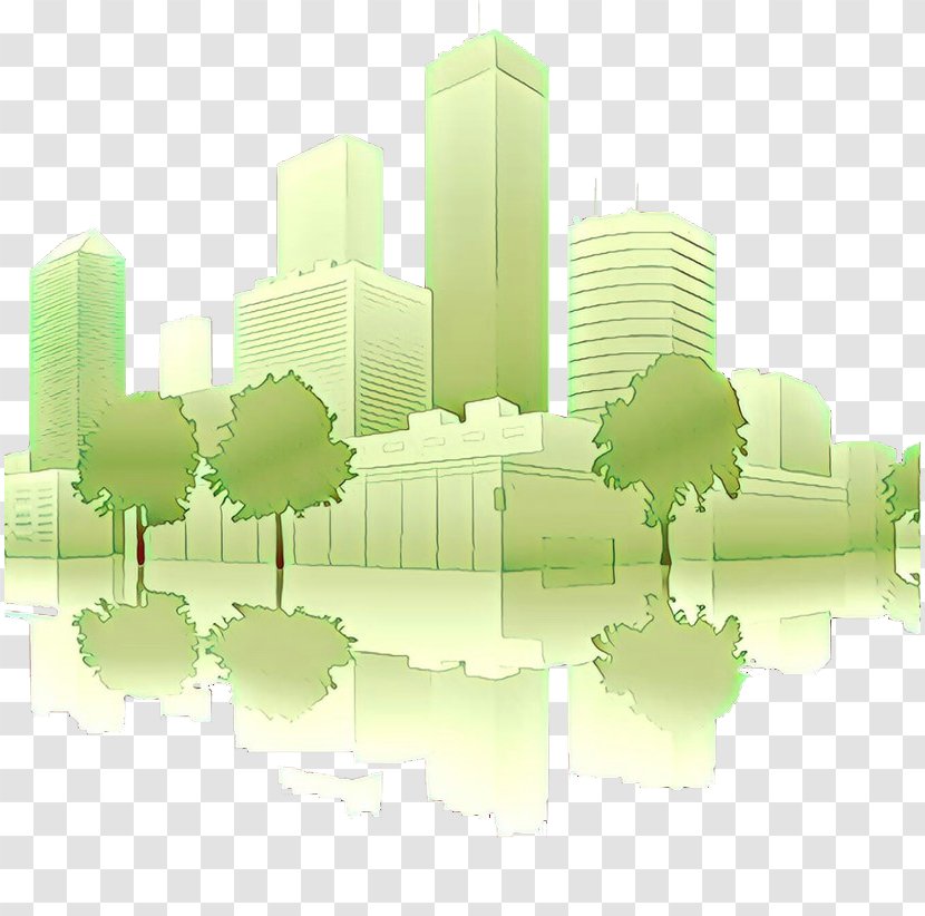 Green City Human Settlement Urban Design Skyline - Metropolitan Area - Skyscraper Real Estate Transparent PNG