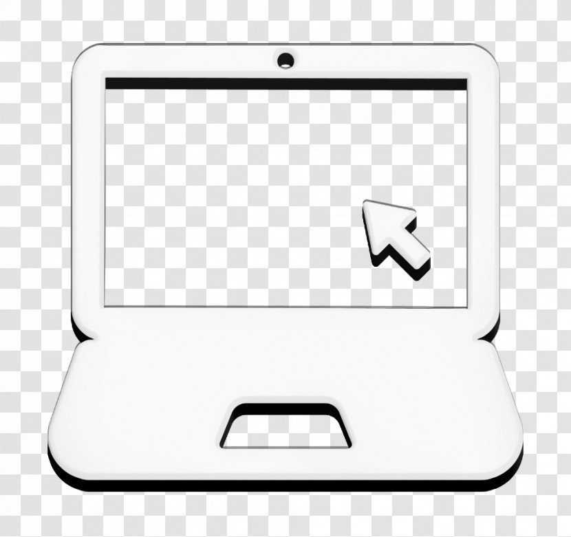 Black Laptop Icon Computer Icon Internet Icon Transparent PNG