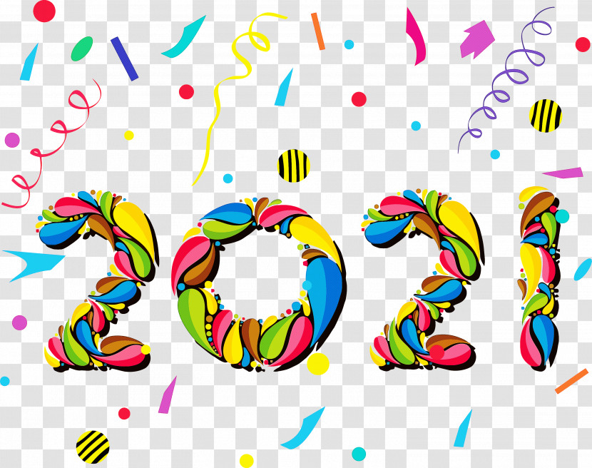 2021 Happy New Year 2021 New Year Transparent PNG