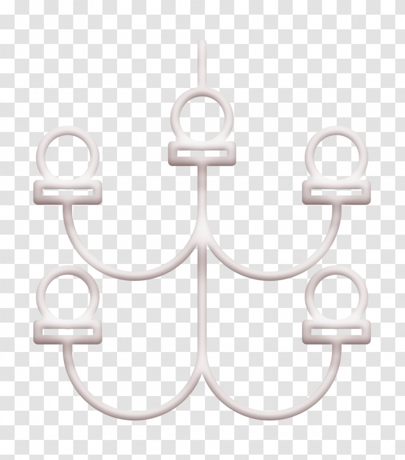Light Icon Chandelier Icon Interiors Icon Transparent PNG
