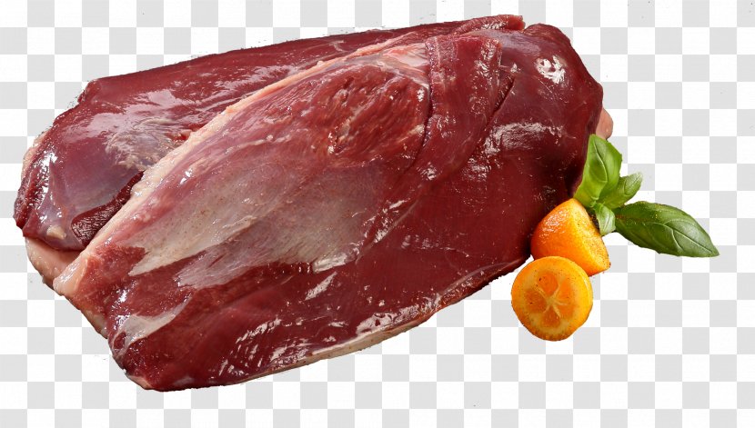 Sirloin Steak Ham Bresaola Cecina Venison - Silhouette - Smoked Meat Transparent PNG