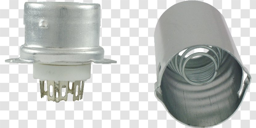Socket 9 Pin Ceramic Tube Aluminium EL84 - Amplified Parts - Electrical Sockets Transparent PNG