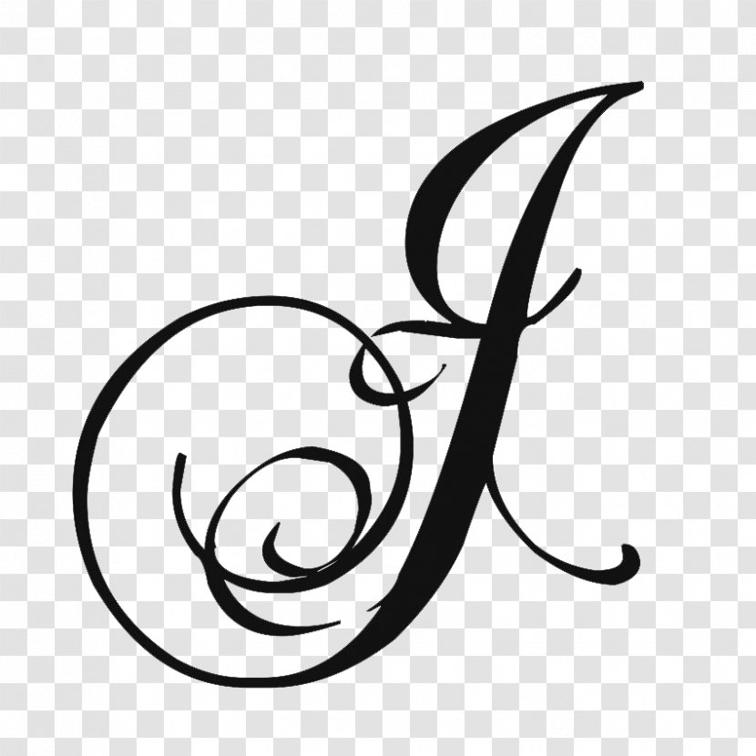 Cursive Lettering J Alphabet - Text - J&t Transparent PNG