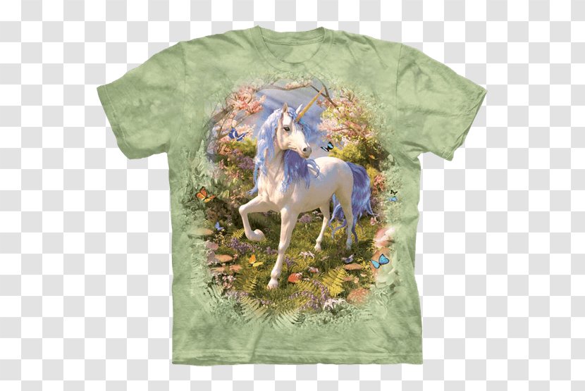 T-shirt Amazon.com Clothing Tie-dye - Tshirt - Unicorn Forest Transparent PNG