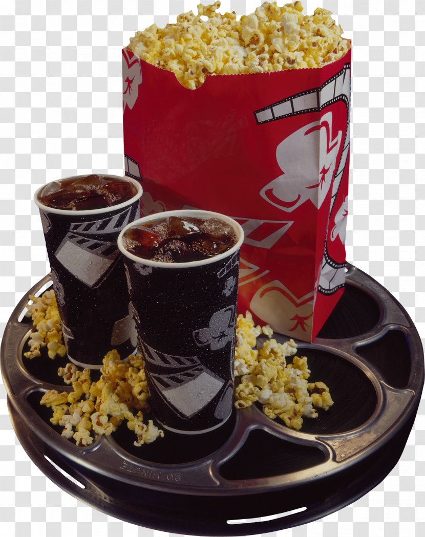 Popcorn Fast Food Cinema Film Transparent PNG