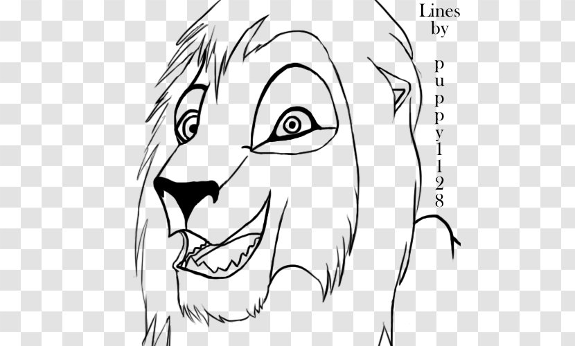 Line Art Drawing /m/02csf Graphics Carnivores - Heart - Zira Lion King Transparent PNG