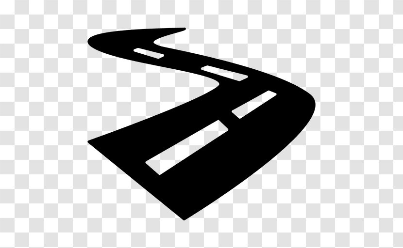 Road Street Clip Art - Black And White Transparent PNG