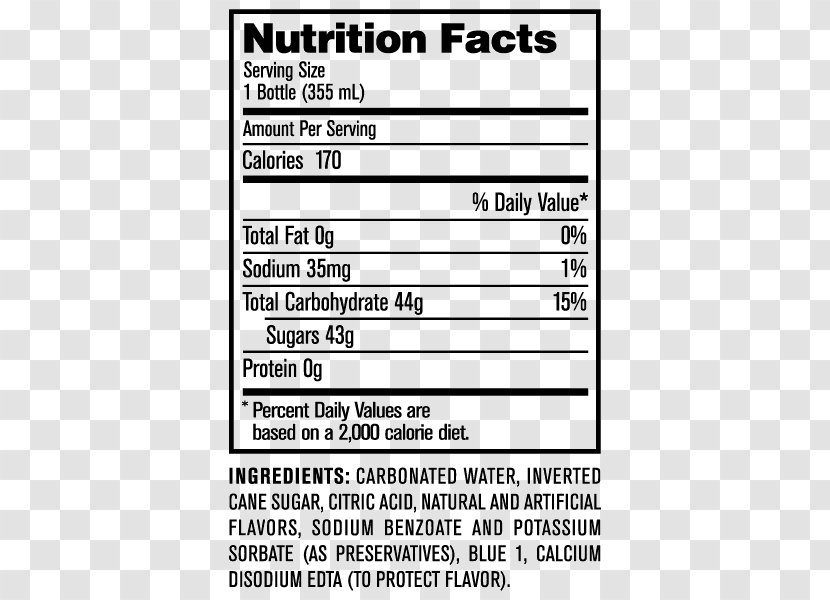 Chicken Nutrient Nutrition Facts Label Broth - Flavor Transparent PNG