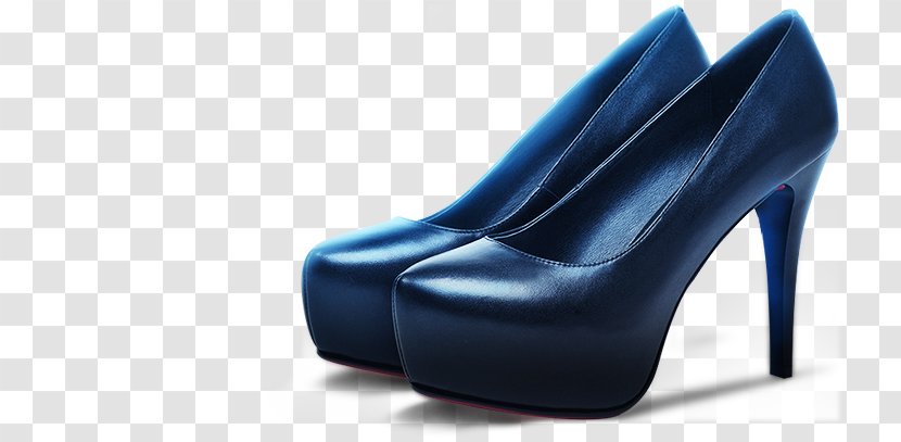 High-heeled Footwear Blue Shoe Absatz - Heel - A Pair Of Beautiful High Heels Transparent PNG