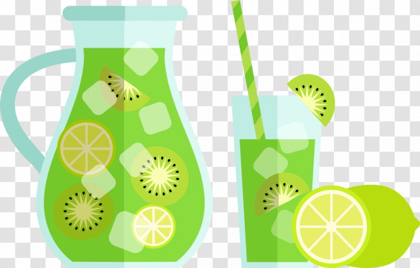 Orange Juice Tea Lemonade Drink - Lime - Bizarre Background Transparent PNG