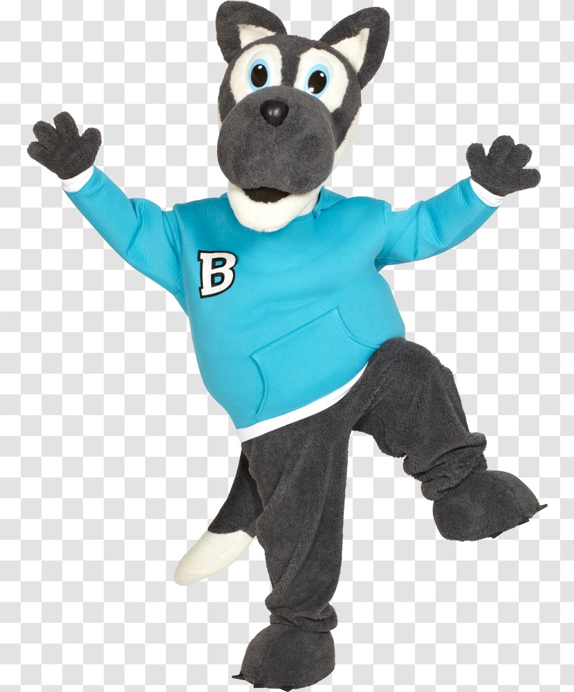 Gray Wolf Mascot Costume Stuffed Animals & Cuddly Toys Plush - Fri Transparent PNG