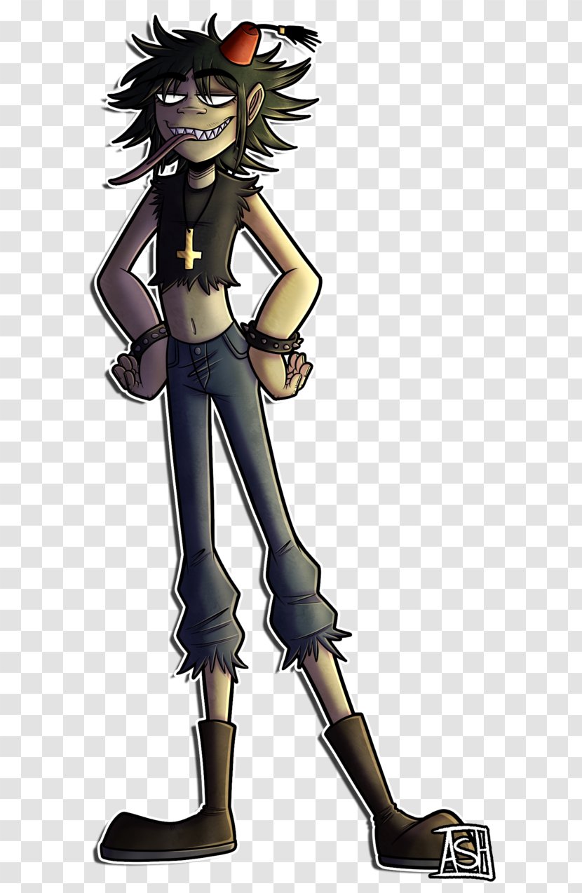 2-D Gorillaz Noodle Murdoc Niccals Artist - Cartoon Transparent PNG