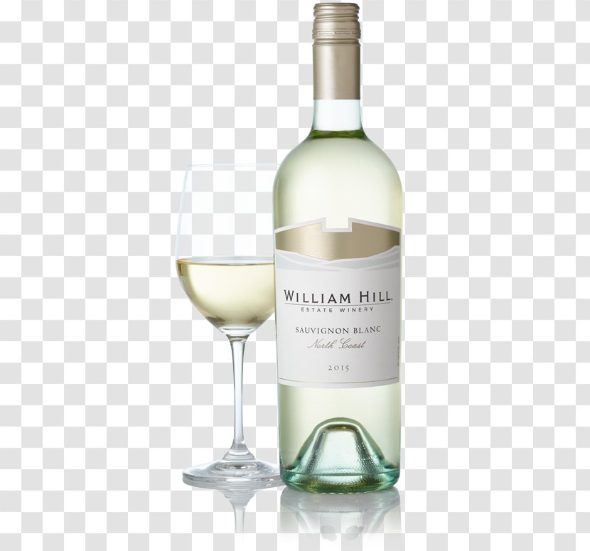 White Wine William Hill Estate Winery Sauvignon Blanc Cabernet - Glass Bottle Transparent PNG