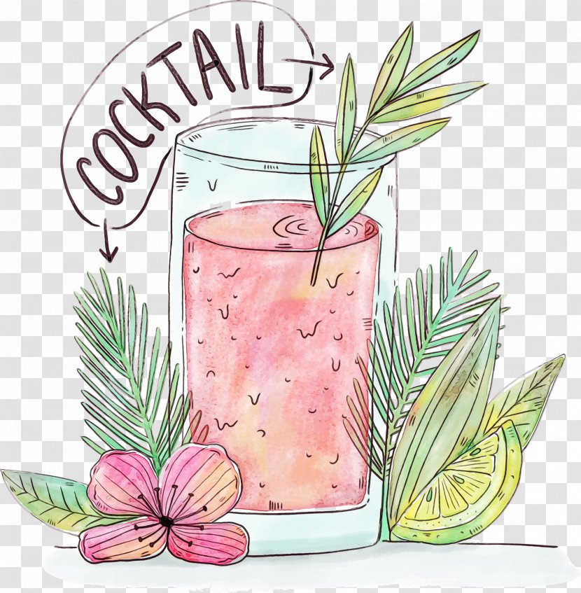 Drink Plant Cocktail Garnish Highball Glass Clip Art - Food Nonalcoholic Beverage Transparent PNG
