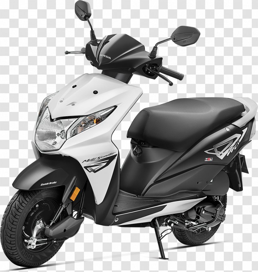 Honda Dio Scooter Motorcycle Black - Automotive Lighting Transparent PNG