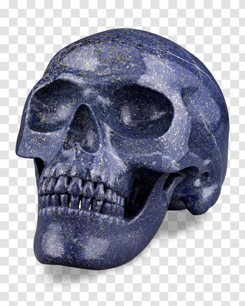 Rock Rutilated Quartz Crystal Skull - Lapis Lazuli Transparent PNG