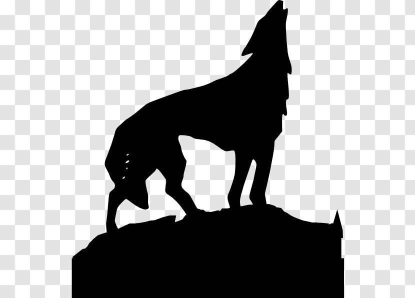 Gray Wolf Clip Art - Drawing - Howling Vector Transparent PNG