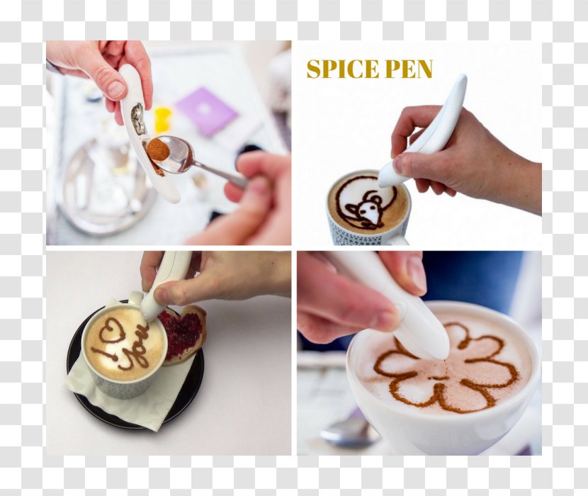 Coffee Cappuccino Latte Art Spice - Petit Four Transparent PNG