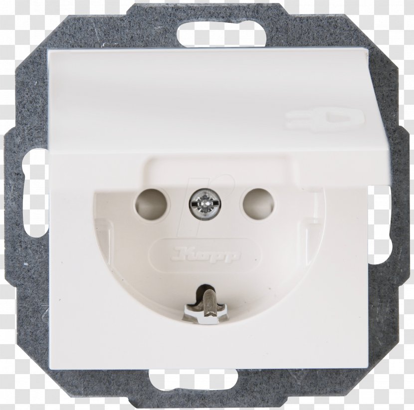 AC Power Plugs And Sockets Contactdoos Schutzkontakt Electrical Switches Multiway Switching - Ac Socket Outlets - Pure White Transparent PNG