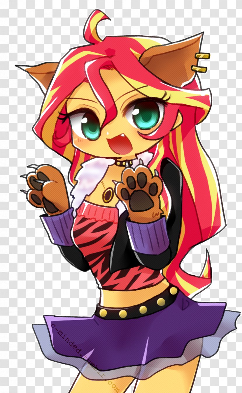 Sunset Shimmer Halloween Costume My Little Pony: Equestria Girls - Cartoon - Werewolf Transparent PNG