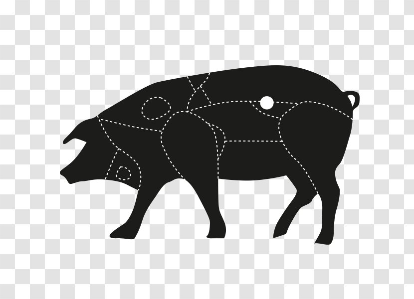 Black Iberian Pig Peninsula Ham Pork Meat - Wildlife Transparent PNG