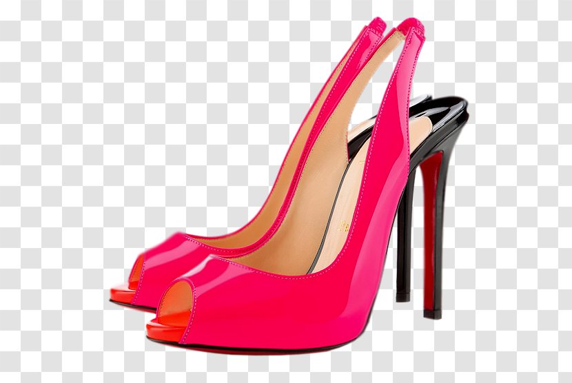 Slingback Peep-toe Shoe High-heeled Court - Sandal Transparent PNG
