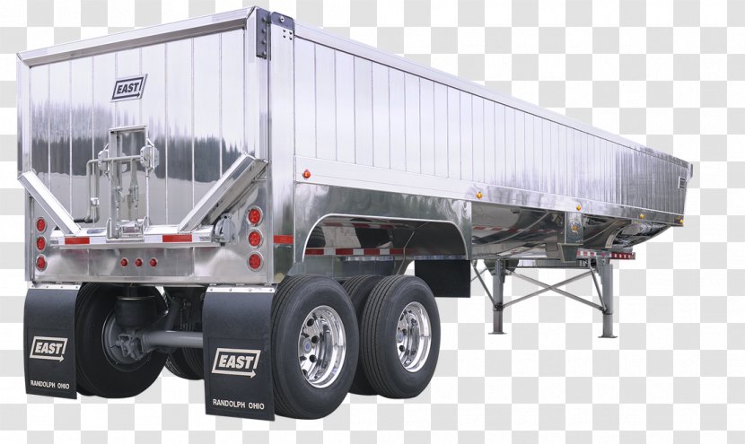 Semi-trailer Truck Dump - Axle - Round Frame Transparent PNG
