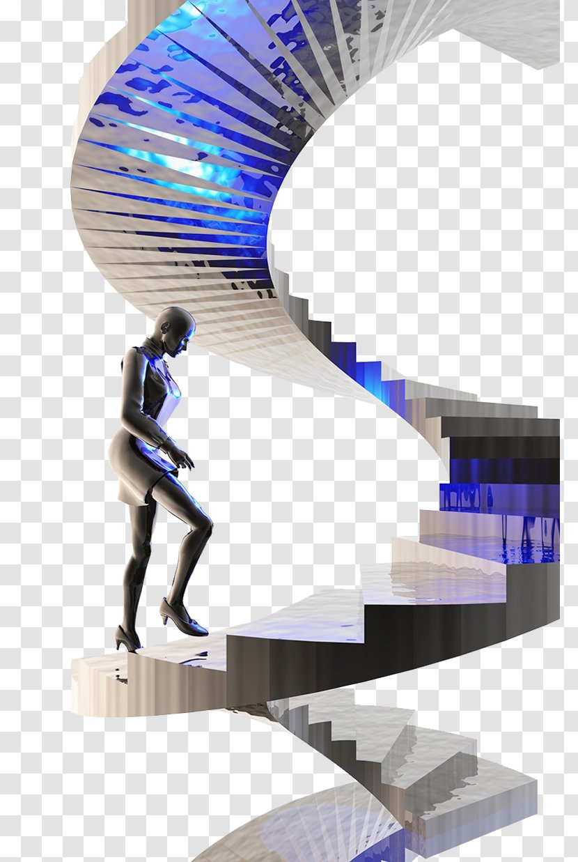 Stairs Csigalxe9pcsu0151 Drawing Illustration - Column - Technology To Rotate Staircase Space Transparent PNG