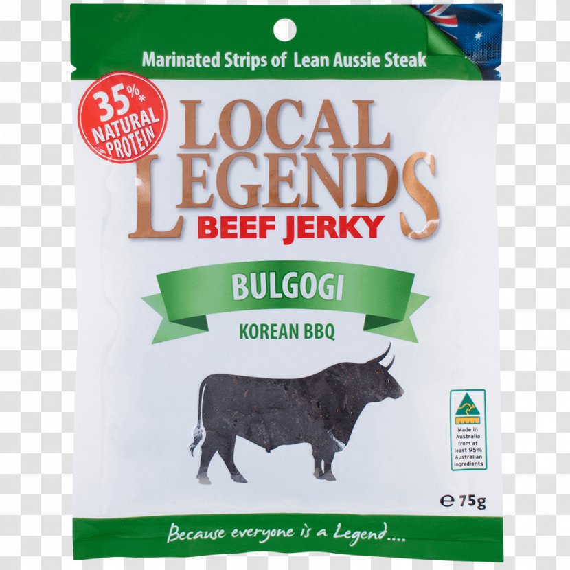 Jerky Bulgogi Korean Cuisine Australian Beef - Supermarket - Char Siu Transparent PNG