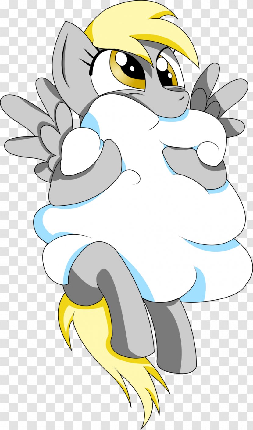 Derpy Hooves Cat Pony Cartoon Cloud - Vertebrate Transparent PNG