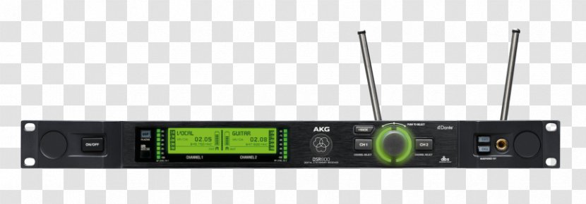 Wireless Microphone AKG Acoustics Audio - Stereo Amplifier Transparent PNG