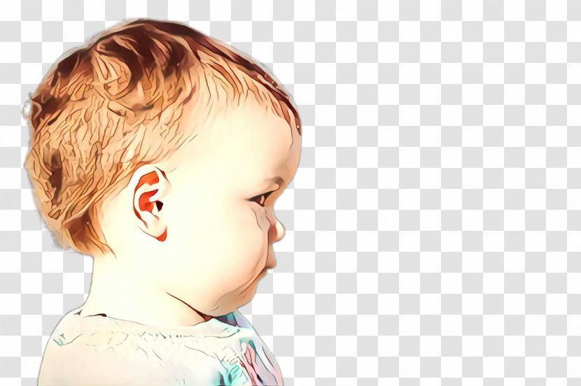 Hair Face Ear Nose Child - Hairstyle - Cheek Forehead Transparent PNG