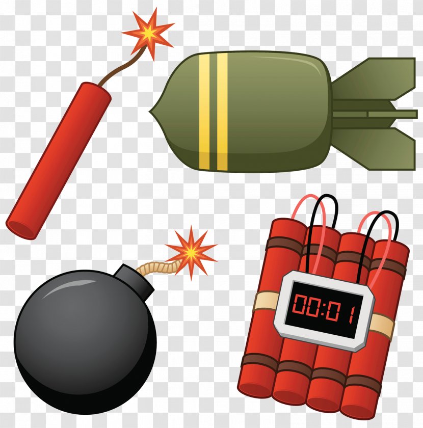 Bomb Explosive Weapons - Nuclear Weapon - Dangerous Goods Transparent PNG
