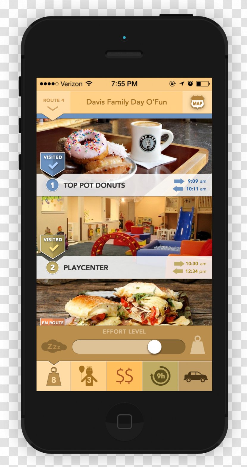 Top Pot Doughnuts Food Font - Effort Transparent PNG