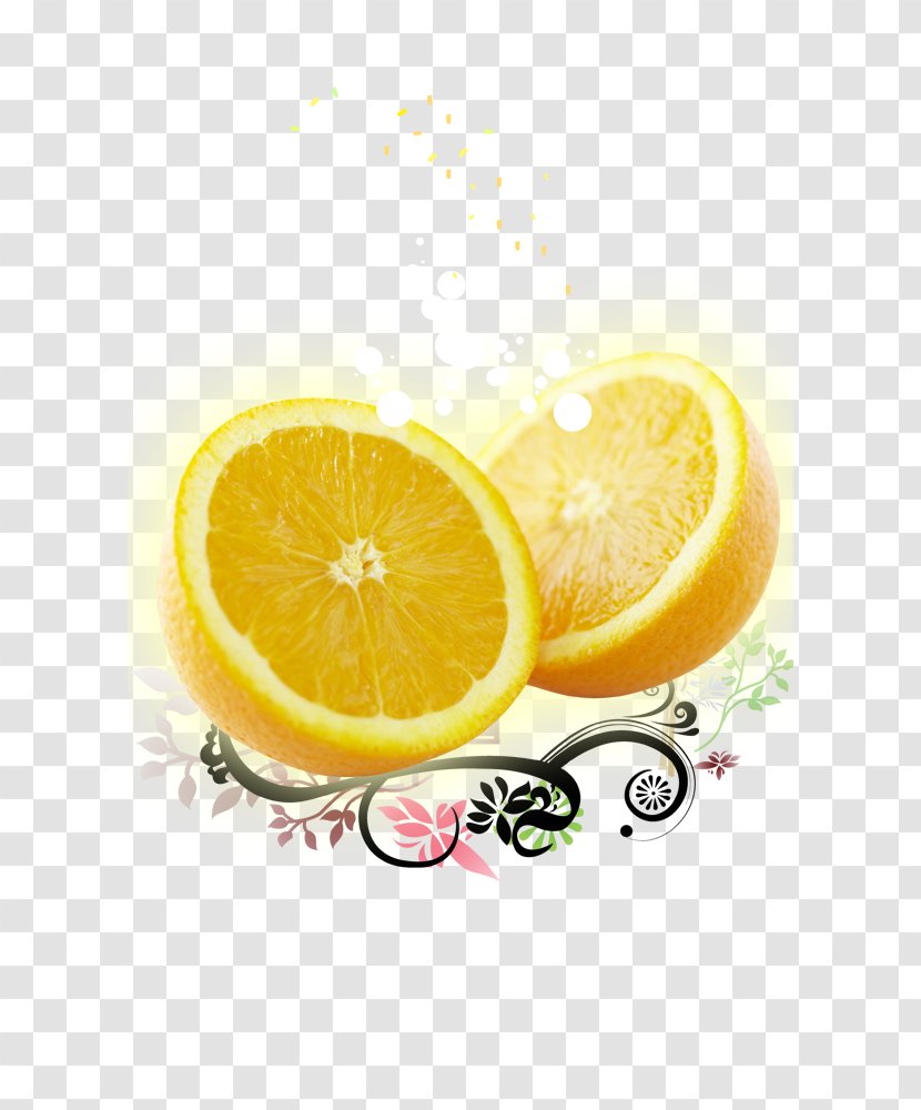 Lemon Orange Auglis Illustration - Citrus Transparent PNG