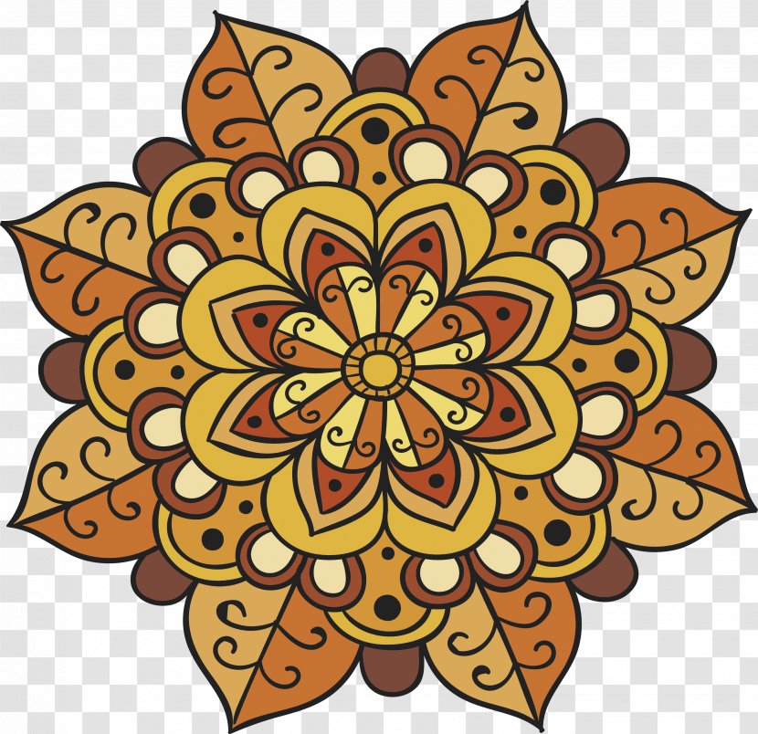 Floral Design Visual Arts Cut Flowers Pattern - Nasheed - Autumn Retro Transparent PNG