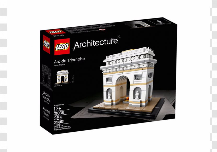 LEGO 21036 Architecture Arc De Triomphe Lego The Group - Classic - Toy Transparent PNG