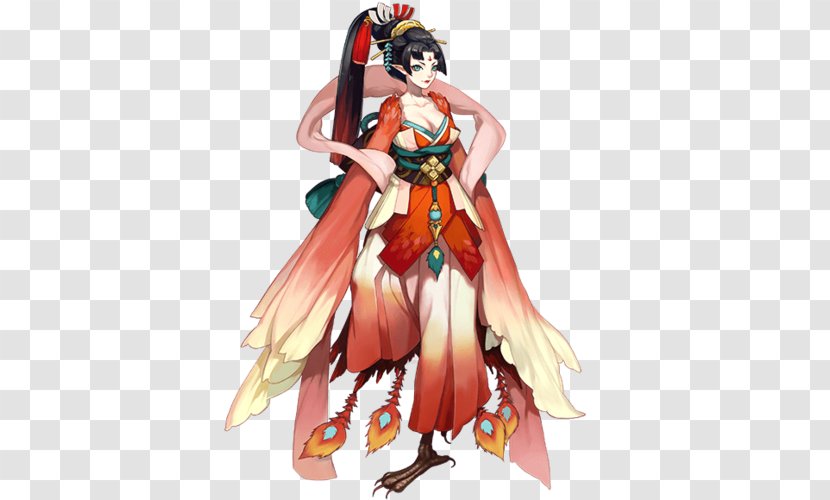 Onmyoji Character Design Shikigami 阴阳师 - Heart - Frame Transparent PNG