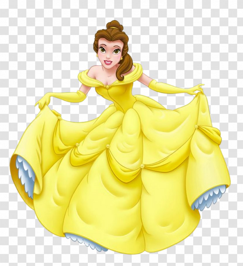 Belle Beast Rapunzel Disney Princess Clip Art - Youtube - Birthday Invitation Transparent PNG