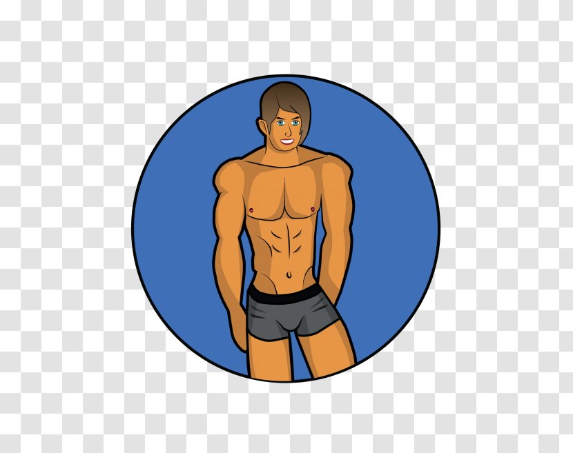 Thumb Character Fiction Barechestedness Shoulder - Watercolor - Hot Guy Transparent PNG