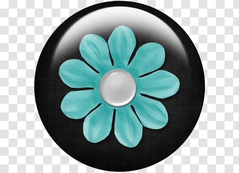 Petal Turquoise - Flower Transparent PNG
