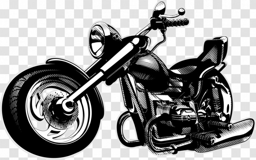 Motorcycle Cartoon Photography Royalty-free - Vector Transparent PNG