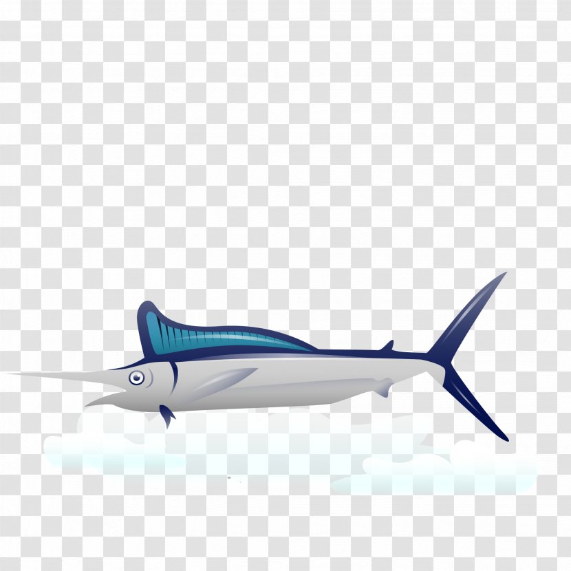 Euclidean Vector Illustration - Dolphin - Cartoon Shark Transparent PNG