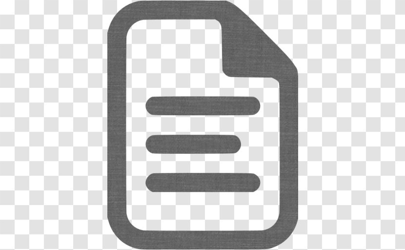 Document Icon Design - Material - Gray Walls Transparent PNG