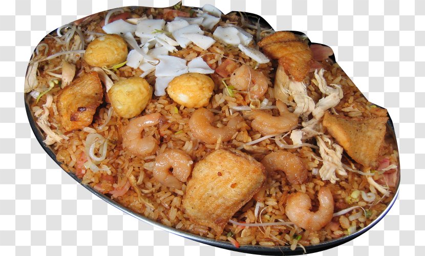 Fried Rice Biryani Kabsa Stuffing Asian Cuisine - Chicken Meat - Egg Roll Transparent PNG