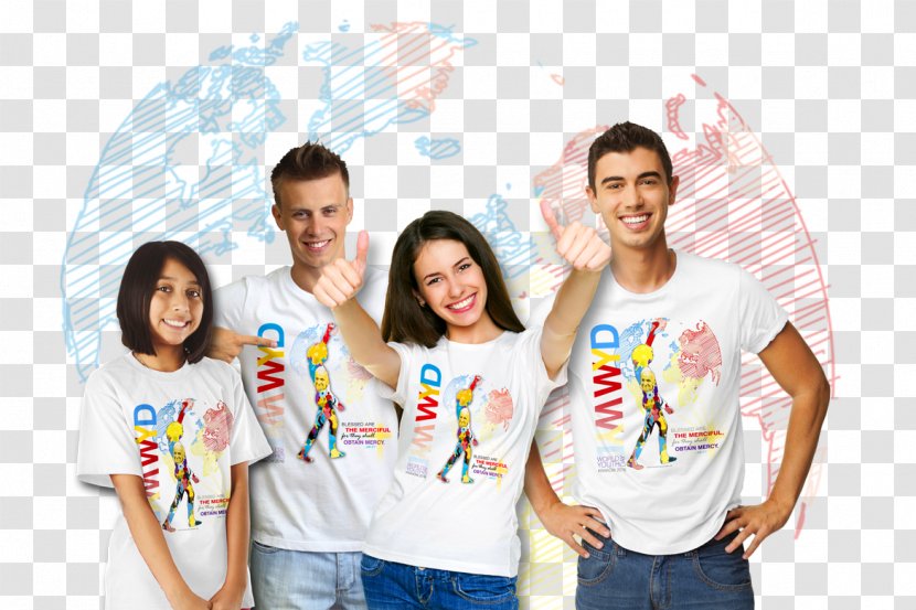 T-shirt Family Social Group Sleeve - Flower Transparent PNG