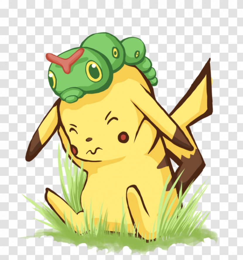 Pikachu Caterpie Pokémon ポケットモンスター Pocket Monsters - Frame Transparent PNG