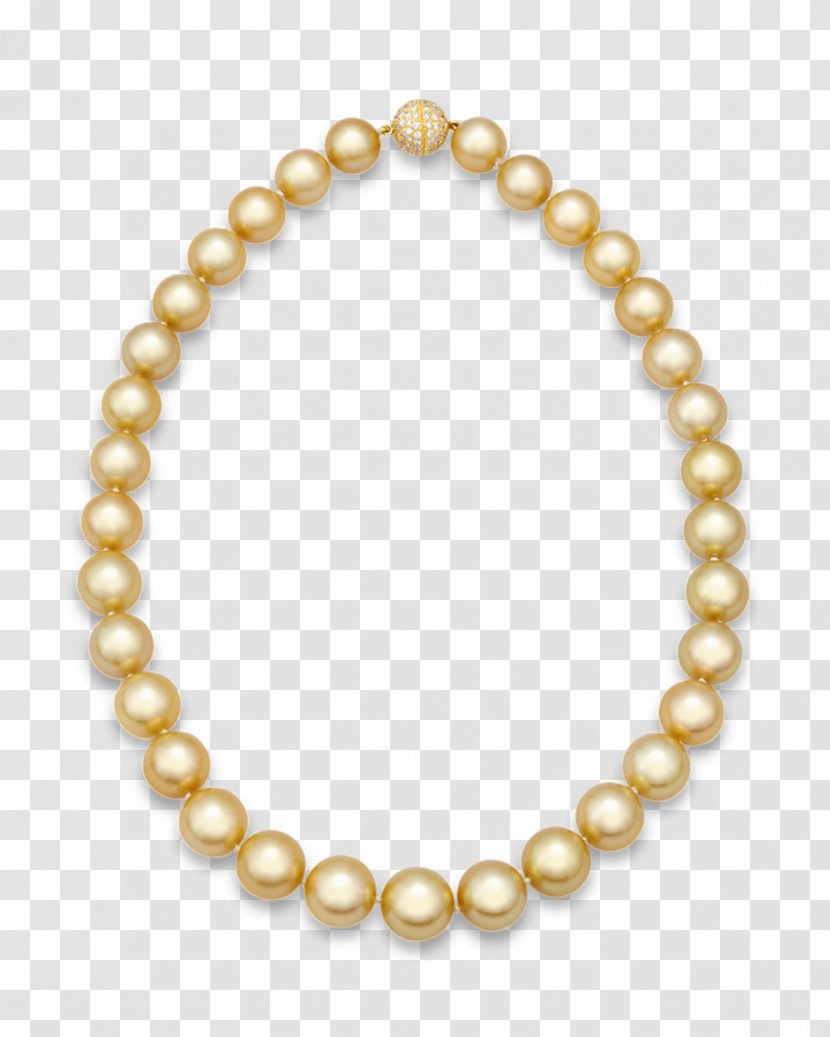 Pearl Necklace Chain Charm Bracelet - Sea Transparent PNG