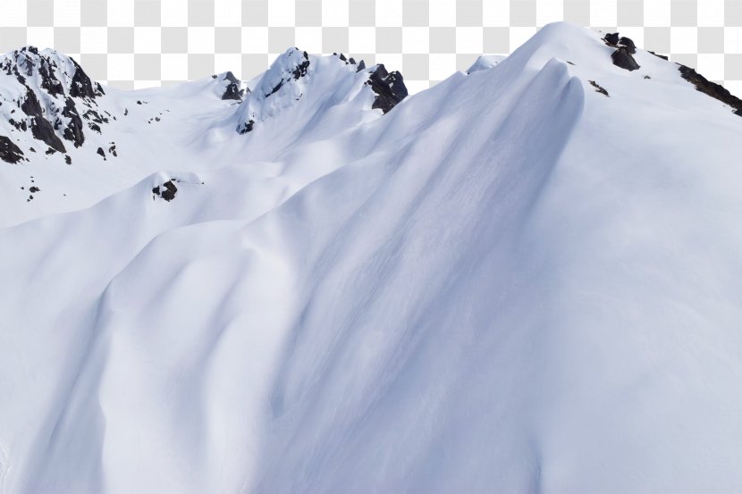 White Geological Phenomenon Snow Glacial Landform Mountain - Ice Cap - Winter Transparent PNG