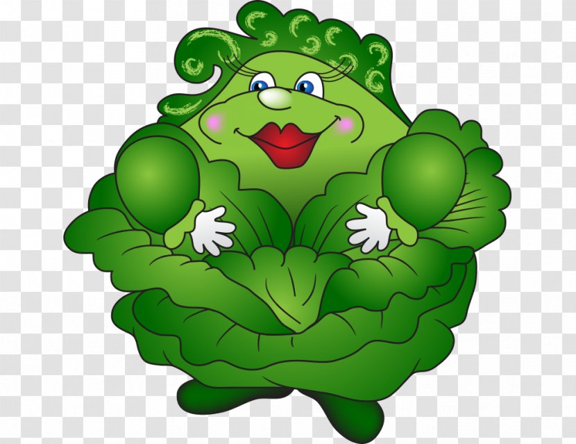 Vegetable Royalty-free Cartoon Clip Art - Fruit - People Cabbage Transparent PNG